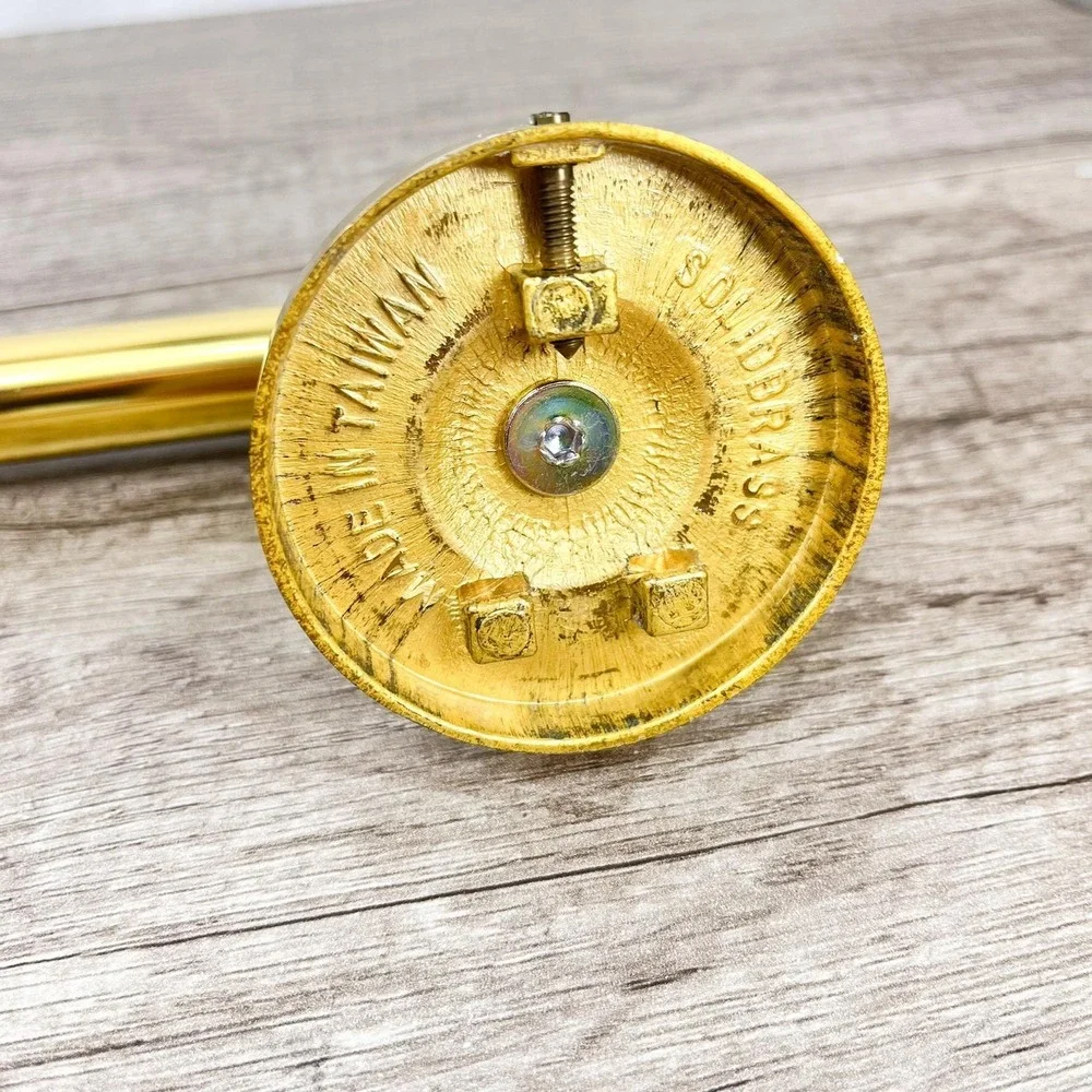 Gold‎ Hollywood Regency Towel Holder - Vintage Brass Hand Towel Rod